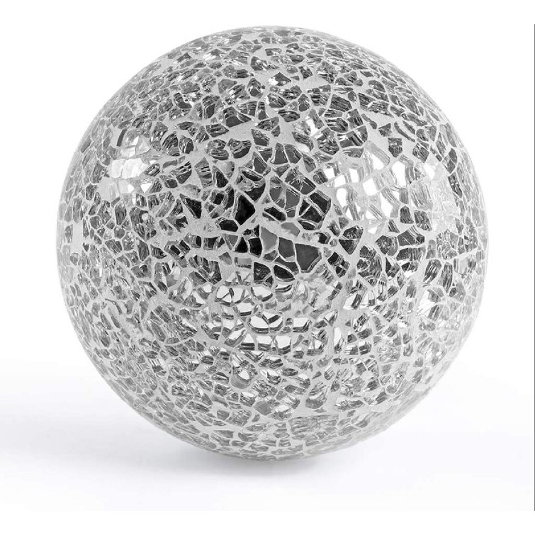 Latitude Run® Decorative Orbs, Mosaic Sphere Balls, Centerpiece Balls